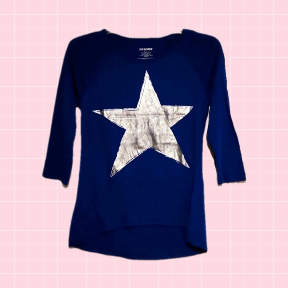 Joe Boxer ✨️ Blue Star Top